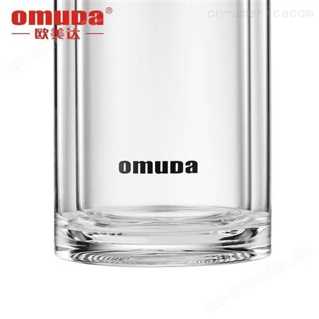 欧美达 双层玻璃杯 OSB855 美誉企业伴手礼 礼品定制加盟 MY-JDWJ-（T）-75