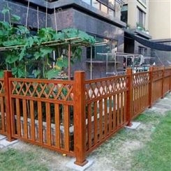 户外菠萝格围栏 承接景观园林防腐木护栏 公园栅栏