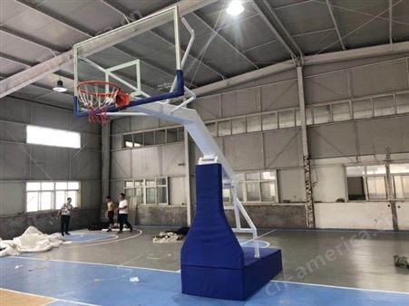 晶康牌YDQC-10007移动式仿液压篮球架 造型款式大气厂家供应