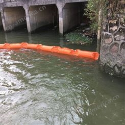 宁波镇海河道围油栏W450固体浮子式拦污带PVC材质抗风浪