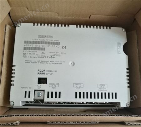 西门子数控操作控制板 6AV6545-0BB15-2AX0 触摸屏