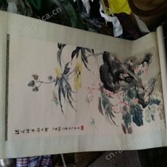 上海市老字画回收价格   破旧字画高价回收热线