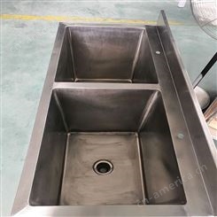 化工厂专用厨房设备 不锈钢水池水槽 德满来 