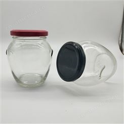 家用玻璃酱菜瓶 带盖老干妈泡椒罐子 辣椒酱蜂蜜瓶 蜂蜜瓶