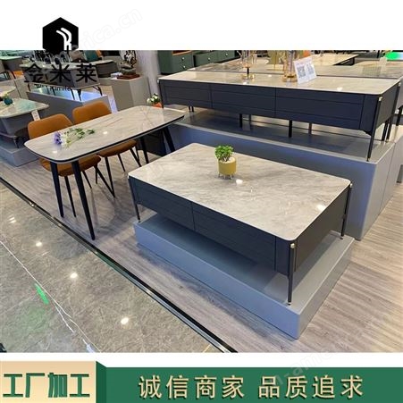 长方形餐桌 大量生产 岩板茶几电视柜组合 品质优良
