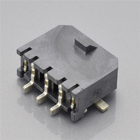 3.0卧贴连接器厂家SH3.0-WT-NA 3.0间距单排带扣插座