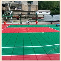添速球场悬浮地板  户外建材幼儿园塑胶pvc地板