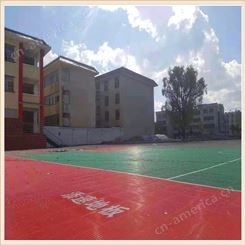 室外篮球场地面材料 幼儿园地面铺 悬浮地板篮球厂家添速厂家