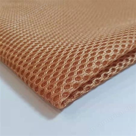 三明治三层网布夹层网眼布3d弹性网布 透气床围面料