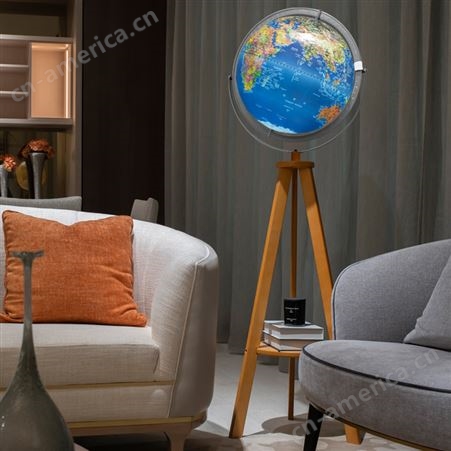 funglobe地球仪43cm落地家居摆件办公室客厅3D立体书房装饰饰品