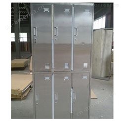 天津不锈钢更衣柜生产厂家华奥西定制工厂用不锈钢衣柜 员工储物更衣柜