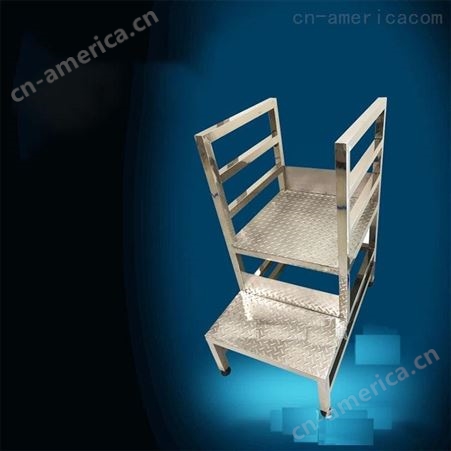 天津不锈钢厂家华奥西生产定做不锈钢登高梯防滑梯