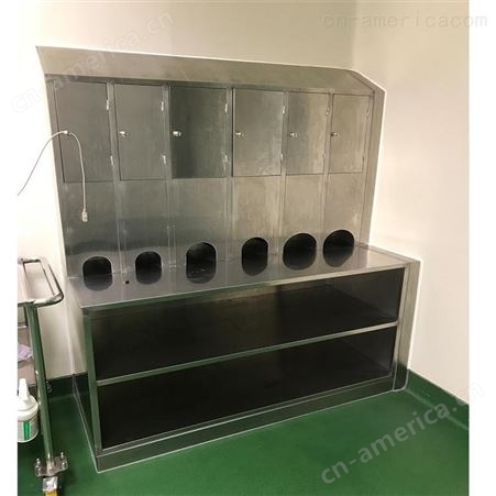 天津不锈钢柜生产厂家华奥西定制不锈钢四开门柜 不锈钢置物柜