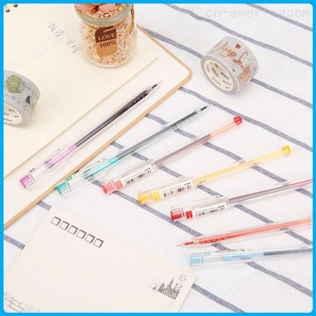 晨光文具AGPA9204本味系列彩色全针管中性笔24色0.5mm水笔