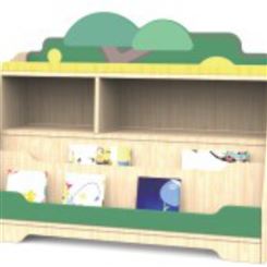 梦航玩具托管机构儿童松木系列书架熊头黑板柜客厅学生小型转角柜